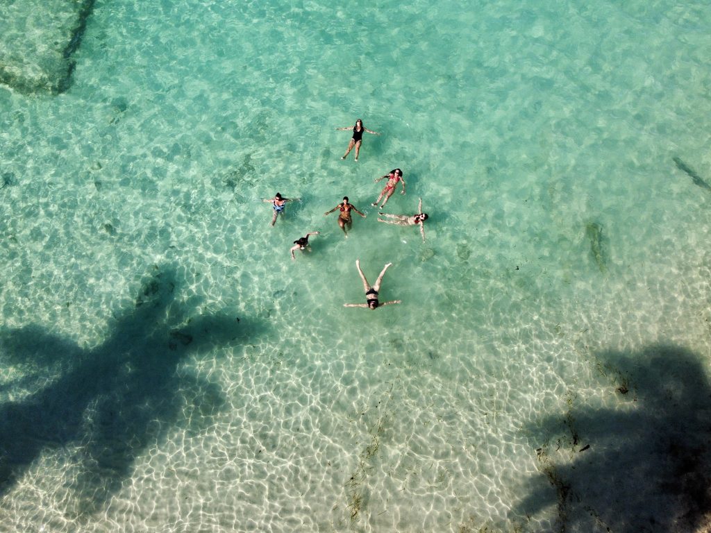 View of the sea
