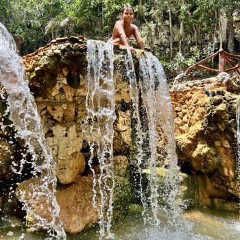 KIDS IN WATERFALL CANO HONDO